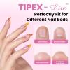 imageBeetles Tipex Lite Valentines Day Heart Cutout Nail Kit PreBuilt Apex Almond amp Stiletto Medium Nail Tips 192pcs Gel Nail Starter Set with UV Lamp Base amp Top Coat Glue Gel 6 Colors for DIY Art0BTipex LiteAlmond Medium 96pcs