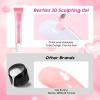 imageBeetles Valentines Limited Pink 3D Nail Sculpting Gel for 3D Gel Nail Art 15ml Professional Pink Sculpt Gel No Wipe U VLED Cure Easy OneStep Shaping Pink Nail Gel for DIY Salon Gifts for Women025Valentines Limited 3D Gel Nail Art
