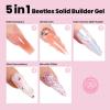 imageBeetles Valentines Limited Pink 3D Nail Sculpting Gel for 3D Gel Nail Art 15ml Professional Pink Sculpt Gel No Wipe U VLED Cure Easy OneStep Shaping Pink Nail Gel for DIY Salon Gifts for Women03Christams Limited 3D Gel Nail Art Kit