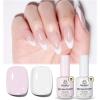 imageBeetles Barely Pink Gel Polish  15ml051 Fl Oz Large Capacity Light Pink Gel Nail Polish for Spring Valentines Nails Pastel Nail Art Salon Long Lasting Soak Off UV LED Nails Lamp Gifts for Her000Pure French