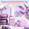 imageBeetles Barely Pink Gel Polish  15ml051 Fl Oz Large Capacity Light Pink Gel Nail Polish for Spring Valentines Nails Pastel Nail Art Salon Long Lasting Soak Off UV LED Nails Lamp Gifts for HerLavender Macarons