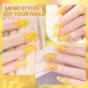 imageBeetles Butter Veil Yellow Jelly Gel Nail Polish  15ML Butter Yellow Gel Nail Polish Base Color Nail Concealer Sheer Translucent Effect Soak Off UV DIY Nail Art Manicure Gift for WomenGolden Sunshine