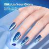 imageBeetles Cat Eye Gel Nail Polish  15ML 9D Cat Eye Chameleon Blue Glitter Gel Polish Magnetic Shimmer Effect Soak Off UV DIY Holo Blue Dream Manicure Gift for WomenDBlueStellar whisper