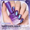 imageBeetles Cat Eye Gel Nail Polish  15ML 9D Cat Eye Chameleon Blue Glitter Gel Polish Magnetic Shimmer Effect Soak Off UV DIY Holo Blue Dream Manicure Gift for WomenAMystic Amethyst