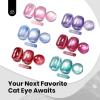 imageBeetles Cat Eye Gel Nail Polish  15ML 9D Cat Eye Chameleon Blue Glitter Gel Polish Magnetic Shimmer Effect Soak Off UV DIY Holo Blue Dream Manicure Gift for WomenBBlackMidnight Sands