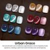 imageBeetles Fairy Garden Cat Eye Gel Nail Polish Set  6 Colors 15ML Spring Gel Polish Kit Glitter Pink Purple Blue Orange Red Green Magnetic Effect Soak Off UV Nail Art DIY Manicure Gift for Women006 Colors Urban Grace Cat Eye