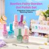 imageBeetles Fairy Garden Cat Eye Gel Nail Polish Set  6 Colors 15ML Spring Gel Polish Kit Glitter Pink Purple Blue Orange Red Green Magnetic Effect Soak Off UV Nail Art DIY Manicure Gift for Women000Fairy Garden