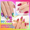 imageBeetles Fairy Prism Cat Eye Gel Nail Polish Set  6 Colors Glitter Cat Eye Gel Polish Kit Red Green Blue Pink Purple Magnetic Shine Soak Off UV Salon DIY Manicure Spring Gift for Women000Fairy Prism