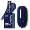 imageBeetles Navy Blue Gel Polish  Eclipse Blue Classic Gel Polish HEMAFree Nail Polish LongLasting Soak Off UV LED Nail Art Gel Home Salon 15ml05 fl ozEclipse Blue