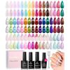 imageBeetles Pink Gel Polish Set  Pinks Escape 15ML051Fl Oz 6 Colors Hema Free Pink Gel Nail Polish Set Same Color Same Bottle Valentines Nails Long Lasting Soak Off UV LED Nail Lamp Gifts for HerVivid Moments