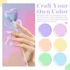imageBeetles Rose Whispers Jelly Pink Gel Nail Polish Set  6 Colors Valentines Gel Polish Kit Jelly Pink Sheer Translucent Effect Soak Off UV Salon DIY Manicure Spring Gift for WomenCandy Land Soft Pastel