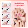 imageBeetles Rose Whispers Jelly Pink Gel Nail Polish Set  6 Colors Valentines Gel Polish Kit Jelly Pink Sheer Translucent Effect Soak Off UV Salon DIY Manicure Spring Gift for Women00Aesthetic Nude