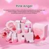 imageBeetles Rose Whispers Jelly Pink Gel Nail Polish Set  6 Colors Valentines Gel Polish Kit Jelly Pink Sheer Translucent Effect Soak Off UV Salon DIY Manicure Spring Gift for WomenPink Angel