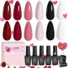6 Colors Queen of Hearts