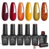 imageBeetles Fairy Prism Cat Eye Gel Nail Polish Set  6 Colors Glitter Cat Eye Gel Polish Kit Red Green Blue Pink Purple Magnetic Shine Soak Off UV Salon DIY Manicure Spring Gift for Women000Golden Blessing