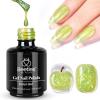 imageBeetles Green Gel Nail Polish 15 ML Spring Pistachio Frappe Glitter Gel Nail Polish Pastel Color Shimmer Soak Off UV Gel Polish Salon DIY at Home Gift for Women
