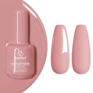 imageBeetles Barely Pink Gel Polish  15ml051 Fl Oz Large Capacity Light Pink Gel Nail Polish for Spring Valentines Nails Pastel Nail Art Salon Long Lasting Soak Off UV LED Nails Lamp Gifts for Her52Dusty Mauve