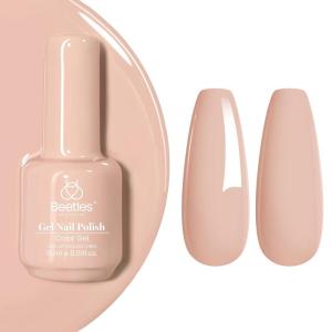 imageBeetles Barely Pink Gel Polish  15ml051 Fl Oz Large Capacity Light Pink Gel Nail Polish for Spring Valentines Nails Pastel Nail Art Salon Long Lasting Soak Off UV LED Nails Lamp Gifts for Her79Skin Nude Neutral