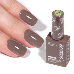 imageBeetles Cat Eye Gel Nail Polish  15ML 9D Cat Eye Chameleon Blue Glitter Gel Polish Magnetic Shimmer Effect Soak Off UV DIY Holo Blue Dream Manicure Gift for WomenDBrown8ML Latte Routine