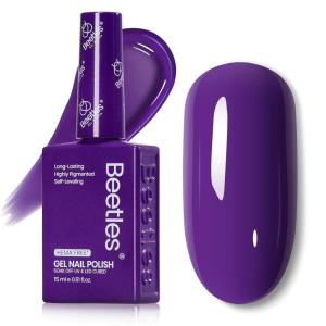 imageBeetles Navy Blue Gel Polish  Eclipse Blue Classic Gel Polish HEMAFree Nail Polish LongLasting Soak Off UV LED Nail Art Gel Home Salon 15ml05 fl ozTwilight Whisper