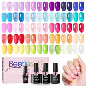 imageBeetles Pink Gel Polish Set  Pinks Escape 15ML051Fl Oz 6 Colors Hema Free Pink Gel Nail Polish Set Same Color Same Bottle Valentines Nails Long Lasting Soak Off UV LED Nail Lamp Gifts for HerDewdrop Flora