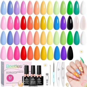 imageBeetles Pink Gel Polish Set  Pinks Escape 15ML051Fl Oz 6 Colors Hema Free Pink Gel Nail Polish Set Same Color Same Bottle Valentines Nails Long Lasting Soak Off UV LED Nail Lamp Gifts for HerDoodle Dreams Pastel Gel