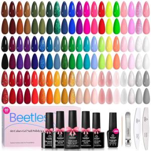imageBeetles So In Love Collection  Glow In Love Valentine Gel Nail Polish Set Pink Gel Nail Art Set with Base Top Coat Mini Rose Bouquet Salon DIY at Home Valentines Day Gift for Women Wife Girlfriend060 Colors Style Manifesto Gel Polish Set