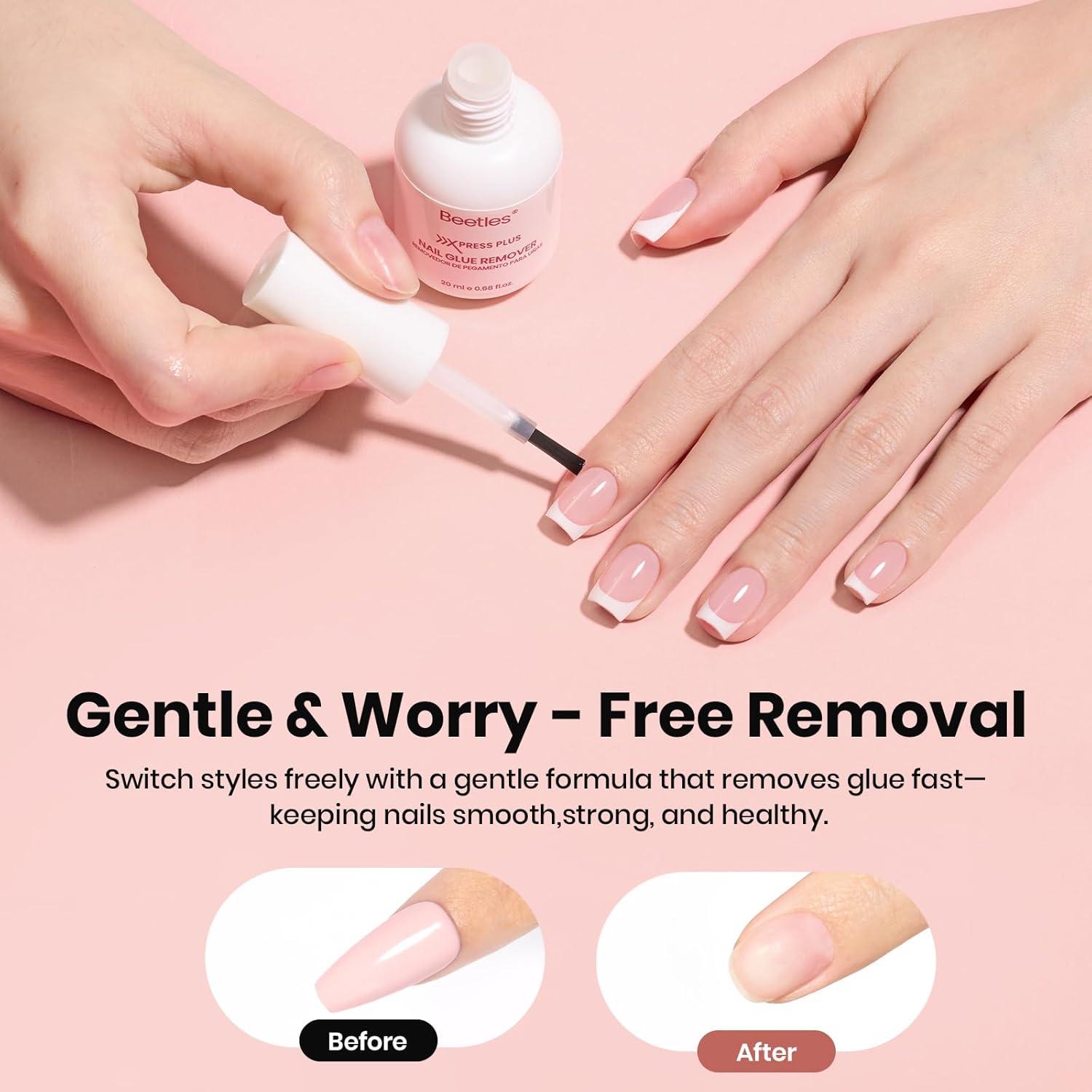 imageBeetles Cat Eye Press On Nails  Enchanted Aurora  7 Colors Medium Almond Press On Nails  16 Sizes 224 Pcs Natural Salon Quality For Red Blue Purple Nails St Patrick Day44Pcs PressOn Nail Essential Kit