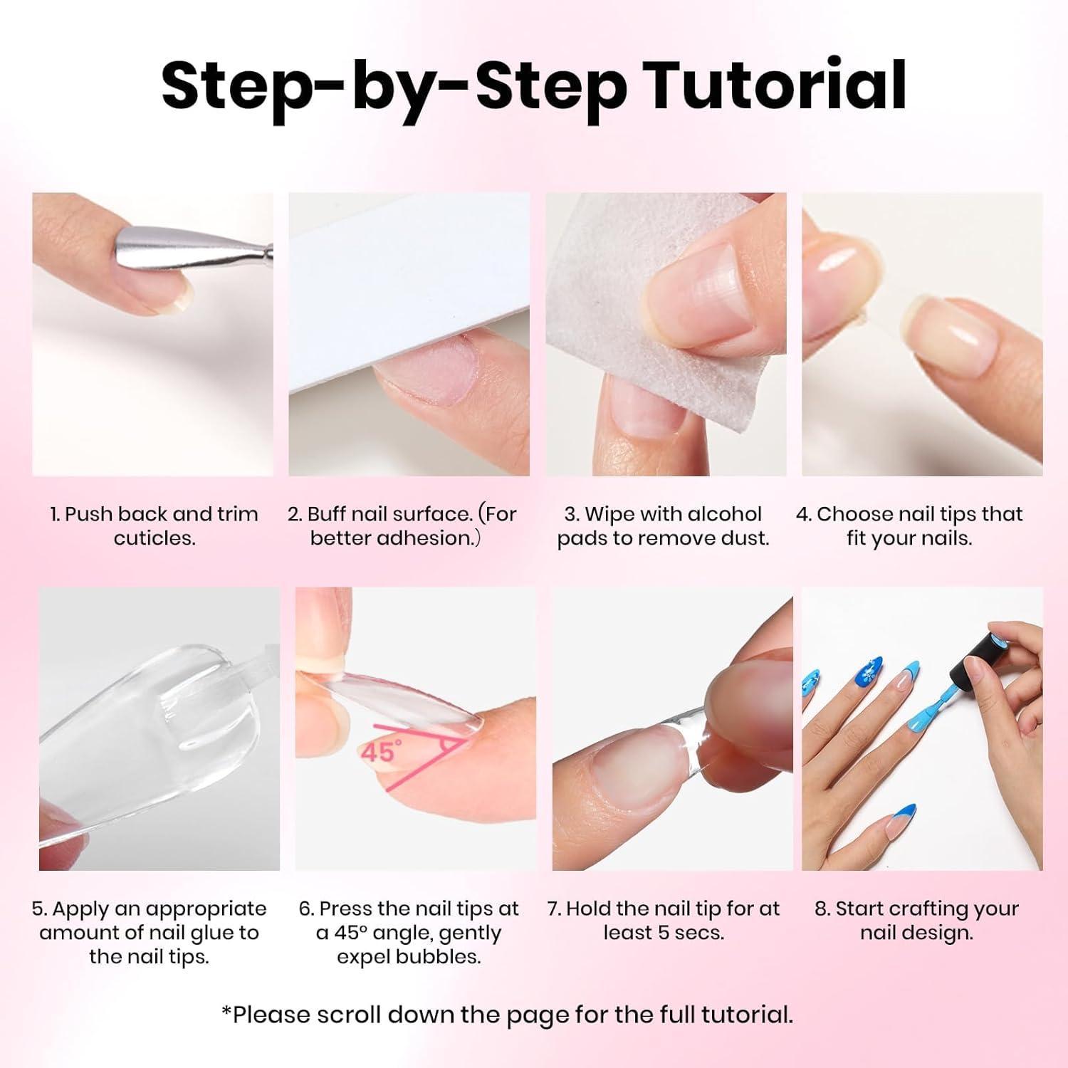 imageBeetles Cat Eye Press On Nails  Enchanted Aurora  7 Colors Medium Almond Press On Nails  16 Sizes 224 Pcs Natural Salon Quality For Red Blue Purple Nails St Patrick DayZ18ML Super Strong Nail Glue