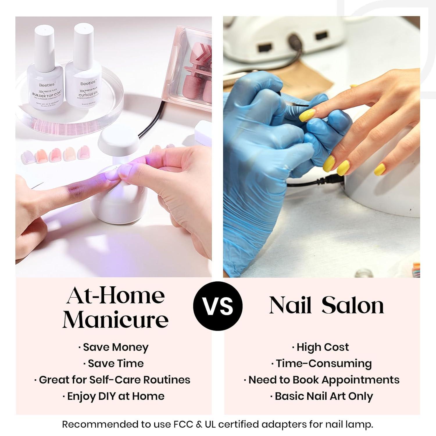 imageBeetles Cat Eye Press On Nails  Enchanted Aurora  7 Colors Medium Almond Press On Nails  16 Sizes 224 Pcs Natural Salon Quality For Red Blue Purple Nails St Patrick Day4M MediumCat Eye Midnight Aurora Kit