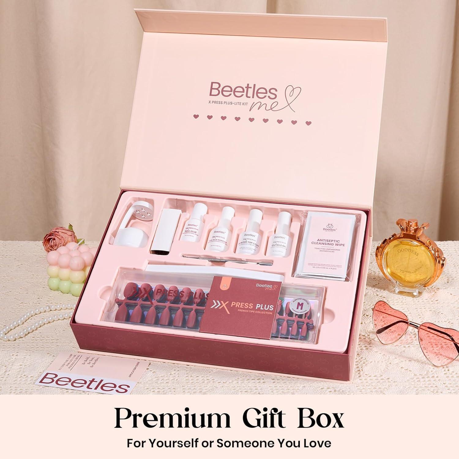 imageBeetles Cat Eye Press On Nails  Enchanted Aurora  7 Colors Medium Almond Press On Nails  16 Sizes 224 Pcs Natural Salon Quality For Red Blue Purple Nails St Patrick Day1S AlmondCat Eye Soda Aurora Kit