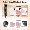 imageBeetles 3D Gel Nail Art with 3D Mold2 Pcs Sandy Glow Clear and White Solid Builder Gels for Nails NonSticky Sculpting with DualEnded Sculpture Pen Beginner Friendly DIY at HomeUV LED Lamp NeededA315ml sculpting gel with golden chrome powder