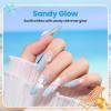 imageBeetles 3D Gel Nail Art with 3D Mold2 Pcs Sandy Glow Clear and White Solid Builder Gels for Nails NonSticky Sculpting with DualEnded Sculpture Pen Beginner Friendly DIY at HomeUV LED Lamp NeededB4Clear  White Solid Builder Gel