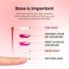 imageBeetles 3Pcs 15ml Pink Gel Nail Polish and No Wipe Gel Top Coat amp Base Coat Set Soak Off UV Lamp and Long Lasting Top Coat French Manicure Art Design Kit3Pcs 15ml Gel Nail Polish Set