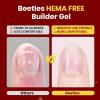 imageBeetles Builder Gel Nail KitJuicy Tint 6 Colors Jelly Pink Nude Builder Gels Apex Thickening Extension Strengthen Weak Nails for Beginners DIY SalonSpring Nails at HomeUV amp LED Lamp NeededB5HEMA FreeWhite Red Glitter