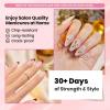 imageBeetles Builder Gel Nail KitJuicy Tint 6 Colors Jelly Pink Nude Builder Gels Apex Thickening Extension Strengthen Weak Nails for Beginners DIY SalonSpring Nails at HomeUV amp LED Lamp NeededClear