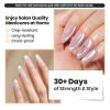 imageBeetles Builder Gel Nail KitJuicy Tint 6 Colors Jelly Pink Nude Builder Gels Apex Thickening Extension Strengthen Weak Nails for Beginners DIY SalonSpring Nails at HomeUV amp LED Lamp NeededA7Jelly Nude