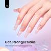 imageBeetles Builder Gel Nail KitJuicy Tint 6 Colors Jelly Pink Nude Builder Gels Apex Thickening Extension Strengthen Weak Nails for Beginners DIY SalonSpring Nails at HomeUV amp LED Lamp NeededA3Shimmer Nude Pink