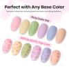 imageBeetles Butterfly Gel Top Coat 15ml  Floral Sprite Pink Butterfly Glitter Shine No Wipe Top Coat LongLasting for Gel Polish Sparkle Soak Off UV LED Gift for Women15ml Glitter Top Coat Floral Sprite