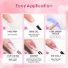 imageBeetles Easter Gel Polish Set  Blush Cotton 6 Colors Pink Gel Polish Set Jelly Glitter Pearl Nude Hot Pink Spring Easter Nails Salon Long Lasting Soak Off UV LED Nail Lamp Gifts for Her000Pulse of Love