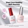 imageBeetles HEMAFree Gel Top and Base Coat 15ml TPO Free No Wipe Clear Glossy Gel Nail Polish Set Long Lasting Soak Off UV Lamp Upgraded Safe LowSensitivity Formula Nail Gifts for Women2 Pcs HemaFree Gel Top CoatBuilder Gel