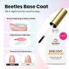 imageBeetles HEMAFree Gel Top and Base Coat 15ml TPO Free No Wipe Clear Glossy Gel Nail Polish Set Long Lasting Soak Off UV Lamp Upgraded Safe LowSensitivity Formula Nail Gifts for WomenClear Hema Free Gel Top and Base Coat 2Pcs