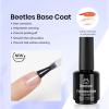 imageBeetles Liner Gel Top Coat  Decoration Sealing Precision Nail Gel with Fine Brush for Detailed Designs Strong Adhesion for Mirror Chrome Powder Rhinestones amp Gap Filling UV Light CureClear Builder Nail Gel  Base Top Coat