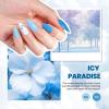 imageBeetles Moonlit Sanctuary Lucky Box Cancer Zodiac Gel Nail Polish Kit Blue White Pearl Sliver Glitter Colors AllinOne Nail Art Set with Tools Necklace Badge Salon DIY Zodiac Gift for Women20 Colors Beginner Kit