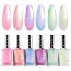 imageBeetles Pastel Nail Polish Set  Butter Kiss 6 Colors Glitter Spring Nail Polish Quick Dry Set Spring Nails Art Long Lasting Shine DIY Manicure Easter Nails Gift for Her0Starlit Veil