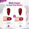 imageBeetles Pro Shimmer Gel Polish  Emotional Support Red Cherry Mocha Burgundy Color 20ML Glitter Gel Polish UV Nail Lamp Cure Needed Nail Arts SalonQuality Shine Long LastingDrama Fix