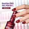 imageBeetles Pro Shimmer Gel Polish  Emotional Support Red Cherry Mocha Burgundy Color 20ML Glitter Gel Polish UV Nail Lamp Cure Needed Nail Arts SalonQuality Shine Long LastingDrama Fix