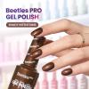 imageBeetles Pro Shimmer Gel Polish  Emotional Support Red Cherry Mocha Burgundy Color 20ML Glitter Gel Polish UV Nail Lamp Cure Needed Nail Arts SalonQuality Shine Long LastingShady Intentions