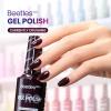 imageBeetles Pro Shimmer Gel Polish  Emotional Support Red Cherry Mocha Burgundy Color 20ML Glitter Gel Polish UV Nail Lamp Cure Needed Nail Arts SalonQuality Shine Long LastingCurrently Crushing