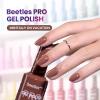 imageBeetles Pro Shimmer Gel Polish  Emotional Support Red Cherry Mocha Burgundy Color 20ML Glitter Gel Polish UV Nail Lamp Cure Needed Nail Arts SalonQuality Shine Long LastingMentally on Vacation